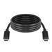 Nabíjací a dátový kábel 2.0 USB-C / USB-C, 1 m, čierny 8592920136096