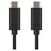Nabíjací a dátový kábel 2.0 USB-C / USB-C, 1 m, čierny 8592920136096