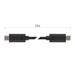 Nabíjací a dátový kábel 2.0 USB-C / USB-C, 1 m, čierny 8592920136096