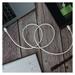 Nabíjací a dátový kábel USB-C 2.0 / Lightning MFi, 1 m, biely 8592920118443