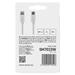 Nabíjací a dátový kábel USB-C 2.0 / Lightning MFi, 1 m, biely 8592920118443
