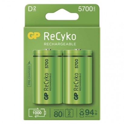 Nabíjacia batéria GP ReCyko 5700 (D) 2ks /1 balenieB2145