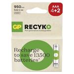 Nabíjacia batéria GP ReCyko 950 (AAA) 4+2 ks 4891199228308