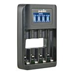 Nabíjačka Jupio USB 4-slots Battery Fast Charger LCD pro 1 až 4ks AA/ AAA baterií JBC0120