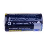 Nabíjecí fotobaterie CR123A, CR23, DL123A Li-Fe 3V 500mAh 1.5Wh DICR-R123-152