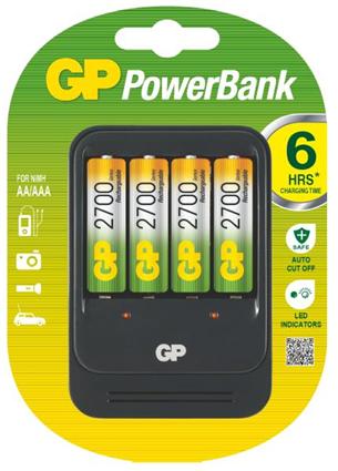 Nabíječka baterií GP PB570 + 4AA NiMH2700