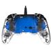 Nacon Wired Compact Controller - ovladač pro PlayStation 4 - průhledný modrý PS4OFCPADCLBLUE