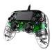Nacon Wired Compact Controller - ovladač pro PlayStation 4 - průhledný zelený PS4OFCPADCLGREEN