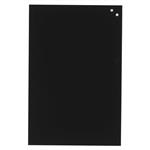 NAGA Magnetic glass board 40x60 cm black 10501