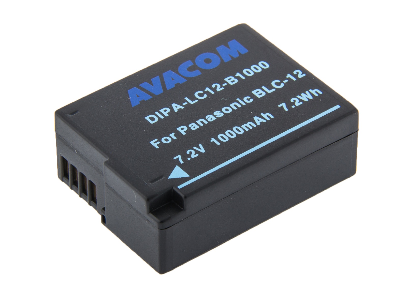 Náhradní baterie AVACOM Panasonic DMW-BLC12 Li-ion 7.4V 1000mAh 7.4Wh DIPA-LC12-B1000