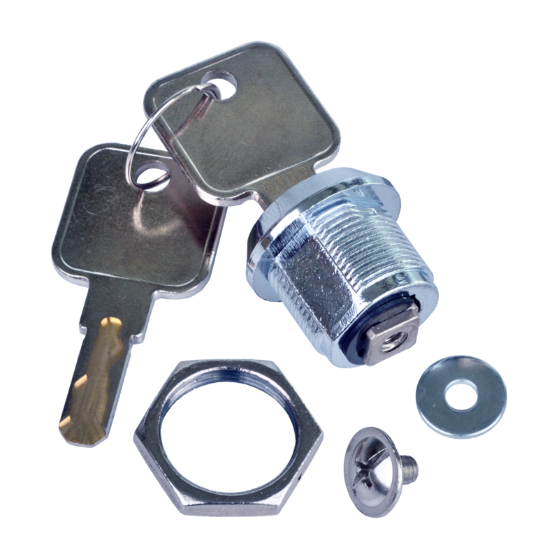 Náhradní zámek pro pokladní zásuvky SK-325, SK-500, 2 klíče - NOVÁ VERZE! EKN9019