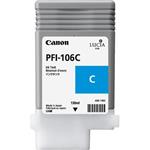Náplň CANON PFI-106C Cyan pre iPF 6300/6300s/6350/6400/6400s/6450 (130ml) 6622B001