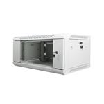Nástěnný rack 19'' 4U 600X450mm šedý WF01-6404-10S