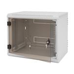 Nástěnný rack jednodílný 15U (š)600x(h)595 perf.dv RBA-15-LS6-CAX-A1