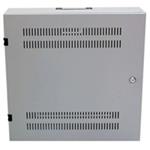Nástěnný rozvaděč vertikální 19" 2U+4U, hloubka 15cm, šedý WER-541555U4-GR