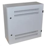 Nástěnný rozvaděč vertikální 19" 2U+4U, hloubka 20cm, dva zámky, šedý WER-542055U4-GR