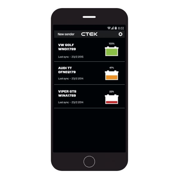 Nástroj CTEK Battery Sense pro 12V olověné startovací baterie od 4,5 Ah