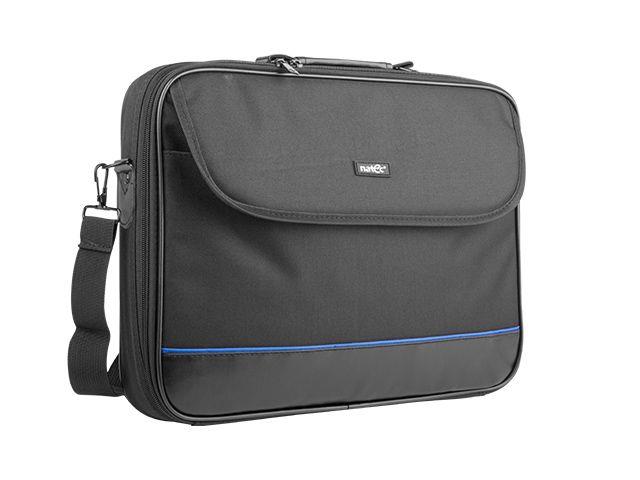 Natec IMPALA taška na notebook 15.6'', čierno-modrá (stiff shock absorbing frame NTO-0335