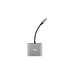 Natec multifunkční adaptér Fowler MINI USB-C PD, USB 3.0, HDMI 4K NMP-1607