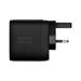 Native Union Fast GaN Dual USB-C Port PD 67W Wall Charger – Black FAST-PD67-BLK-INT