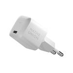 Native Union Fast GaN USB-C PD 30W Wall Charger – White FAST-PD30-2-WHT-EU