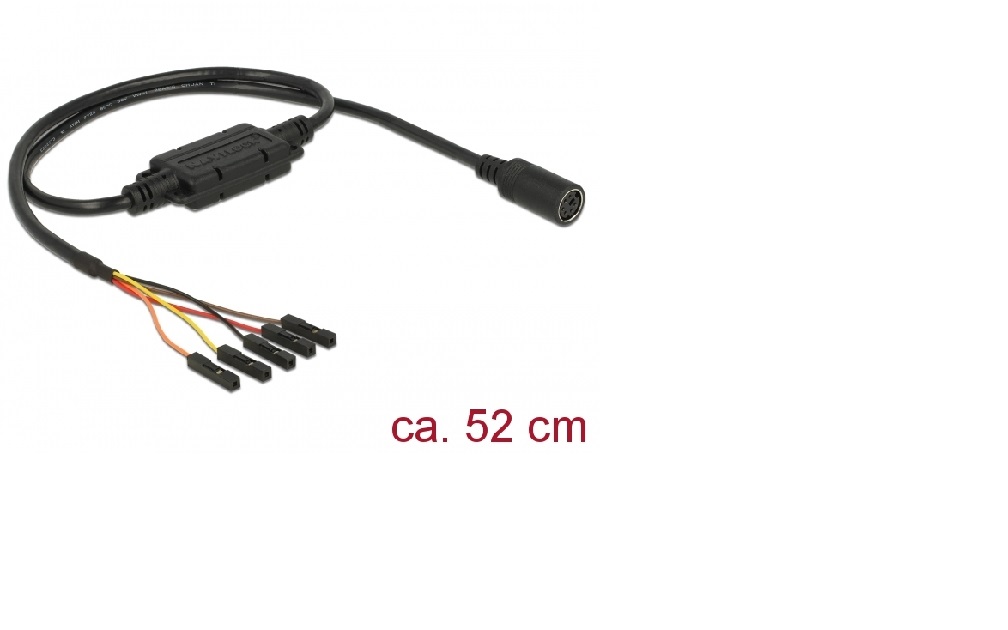 Navilock Connection Cable MD6 female serial > 5 pin pin header, pitch 2.54 mm LVTTL (3.3 V) 52 cm 62929