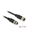 Navilock Extensions cable M8 male > M8 female waterproof 1 m for M8 GNSS receiver 62971