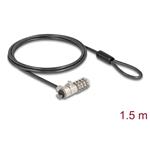 Navilock Kabel na zabezpečení laptopu s kombinačním zámkem na slot HP Nano - lanko z uhlíkové oceli 20967