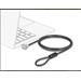 Navilock Zabezpečovací kabel na laptop se zámkem na klíč pro standardní slot Kensington - krátká zamykací hlava 20974