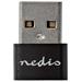 NEDIS adaptér USB/ konektory USB 2.0 A – USB-C zásuvka/ černý/ blistr