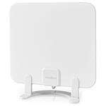 NEDIS aktivní pokojová DVB-T/T2 anténa/ FM / UHF / VHF/ rozsah příjmu 0-25 km/ LTE700/ zesílení 30 dB/ ABS ANIR2502BK700