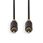 Nedis CABW24170AT20 - Digitální Audio kabel | RCA Zástrčka - RCA Zástrčka | 2 m | Antracit