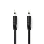 Nedis CAGB22000BK50 - Stereofonní Audio Kabel | 3,5mm Zástrčka - 3,5mm Zástrčka | 5 m | Černá barva