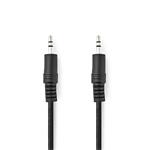 Nedis CAGL22000BK05- Stereo Audio Kabel | 3,5mm Zástrčka - 3,5mm Zástrčka | 0,5 m | Černá