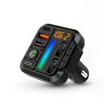 Nedis CATR2024BK - FM transmitter do auta | Reproduktor | 1.00 " | Bluetooth® | PD 18 W/PD 20 W | Google Assistant / Si