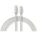 Nedis CCTB39650AL10 - Lightning Kabel| Apple Lightning 8pinový | USB-C™ Zástrčka | 1 m | Hliník / Stříbrná