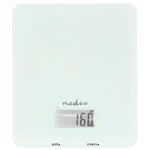 NEDIS chytrá kuchyňská váha/ Bluetooth/ nosnost 5kg/ plast/ sklo/ bílá KASC800WTW
