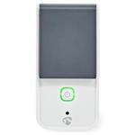 NEDIS chytrá zásuvka/ Wi-Fi/ venkovní/ monitor napájení/ 16A/ francouzský typ E/ IP44/ Android/ iOS/ Nedis® WIFIPO120EWT