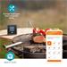 NEDIS chytrý bedrátový teploměr na maso/ Bluetooth/ 2 sondy/ 0 - 300 °C/ 2x AAA/LR03/ Android/ iOS/ černo-šedý BTKAT10GY