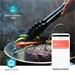NEDIS chytrý bedrátový teploměr na maso/ Bluetooth/ 2 sondy/ 0 - 300 °C/ 2x AAA/LR03/ Android/ iOS/ černo-šedý BTKAT10GY