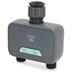 NEDIS chytrý zavlažovací systém/ regulátor průtoku vody/ Bluetooth/ rozsah 3 - 50 °C/ IP54/ Android/ iOS/ šedý BTWV20GY