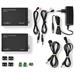 NEDIS HDMI extender/ přes Cat6/ do 60 m/ 4K@60Hz/ 18 Gbps/ HDMI/ LAN/ RS-232/ kov/ antracit VREP3480AT
