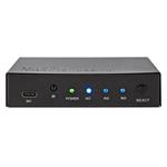 NEDIS HDMI přepínač/ 1x USB-C/ 2x HDMI vstup/ 1x HDMI výstup/ 4K@60Hz/ 18.0 Gbps/ kov/ antracit VSWI34721AT