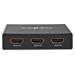 NEDIS HDMI přepínač/ 3x HDMI vstup/ 1x HDMI výstup/ 8K@60Hz/ 45 Gbps/ dálkově ovládaní/ hliník/ antracit VSWI3493AT