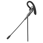 NEDIS headset/ PC sluchátka + mikrofon/ do uší/ Mono/ 96 dB/ USB-C/ USB-A/ černo-šedé CHSTUM210BK