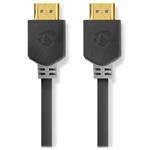 NEDIS High Speed HDMI kabel s ethernetem/ 4K@60Hz/ zlacené konektory HDMI-HDMI/ antracit/ 10m CVBW34000AT100