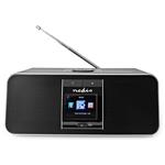 NEDIS internetové rádio/ výkon 42W/ FM/ DAB+/ Internet/ Bluetooth®/ Wi-Fi/ USB/ 3,5mm jack/ černé RDIN5005BK