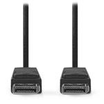 NEDIS kabel DisplayPort/ zástrčka DisplayPort - zástrčka Displayport/ 4K/ černý/ bulk/ 2m CCGL37010BK20