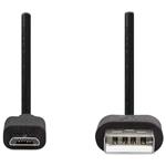 NEDIS kabel USB 2.0/ zástrčka A - zástrčka micro B/ černý/ 3m CCGL60500BK30