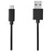 NEDIS kabel USB 2.0/ zástrčka USB-A - zástrčka USB-Micro B/ kulatý/ černý/ bulk/ 1m